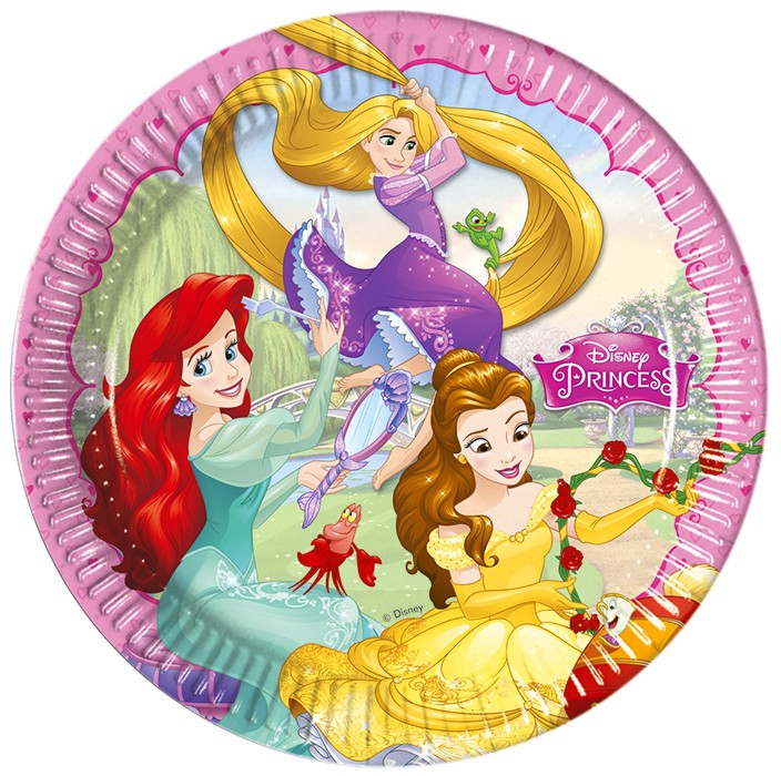 Тарелки одноразовые "Принцессы" / Princess Dreaming