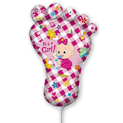 Шар Мини-фигура Ножка девочки New (малышка с соской) / Foot Girl (в упаковке)