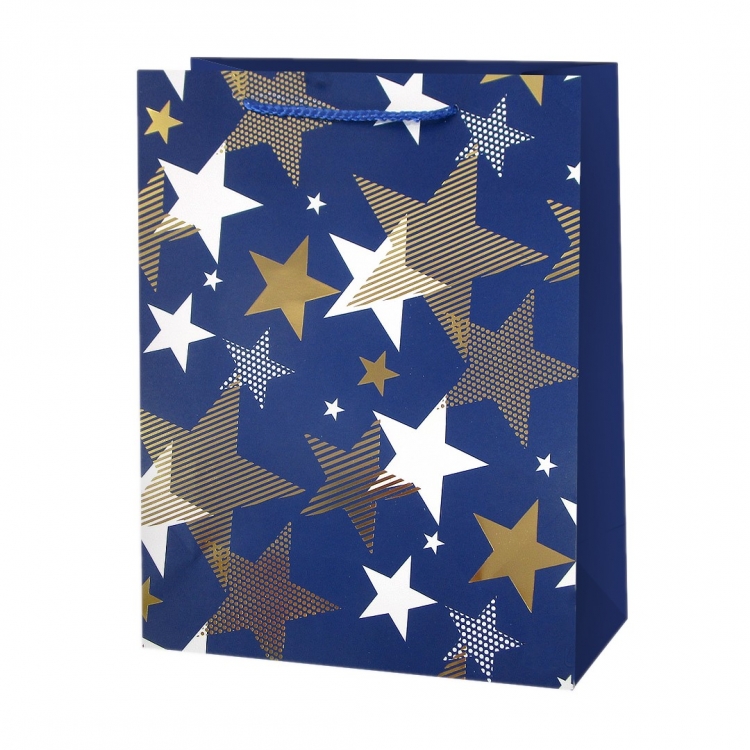 Пакет подарочный "Звезды"