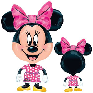 Шар Ходячая фигура, Минни большеголовая (в упаковке)